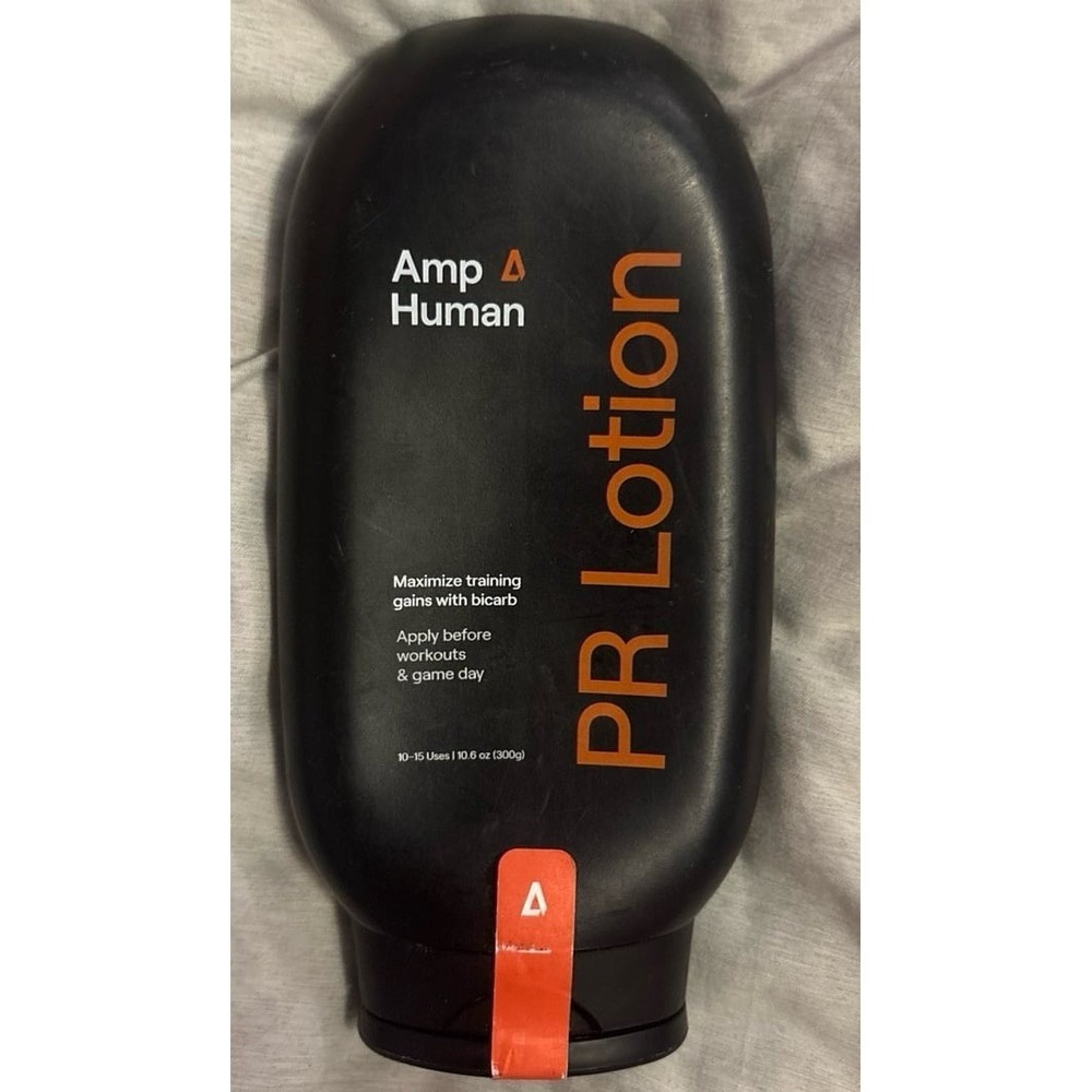 NEW Amp Human PR Lotion - Apply Before Workouts & Game‎ Day, 10.6oz (10-15 Uses)